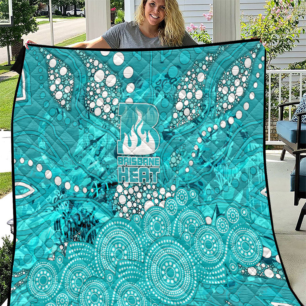 Brisbane Heat Quilt Graffiti Urban Aboriginal Dot Abstract Design