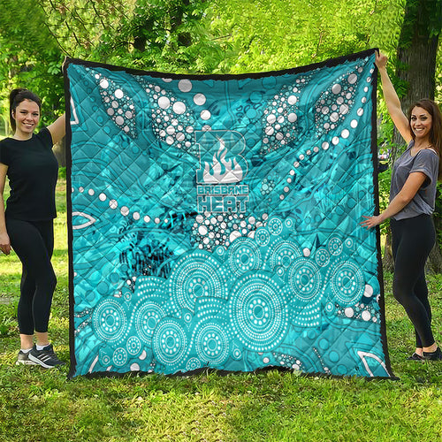 Brisbane Heat Quilt Graffiti Urban Aboriginal Dot Abstract Design
