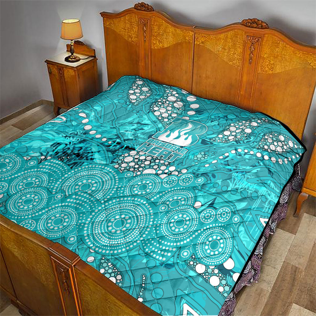 Brisbane Heat Quilt Graffiti Urban Aboriginal Dot Abstract Design