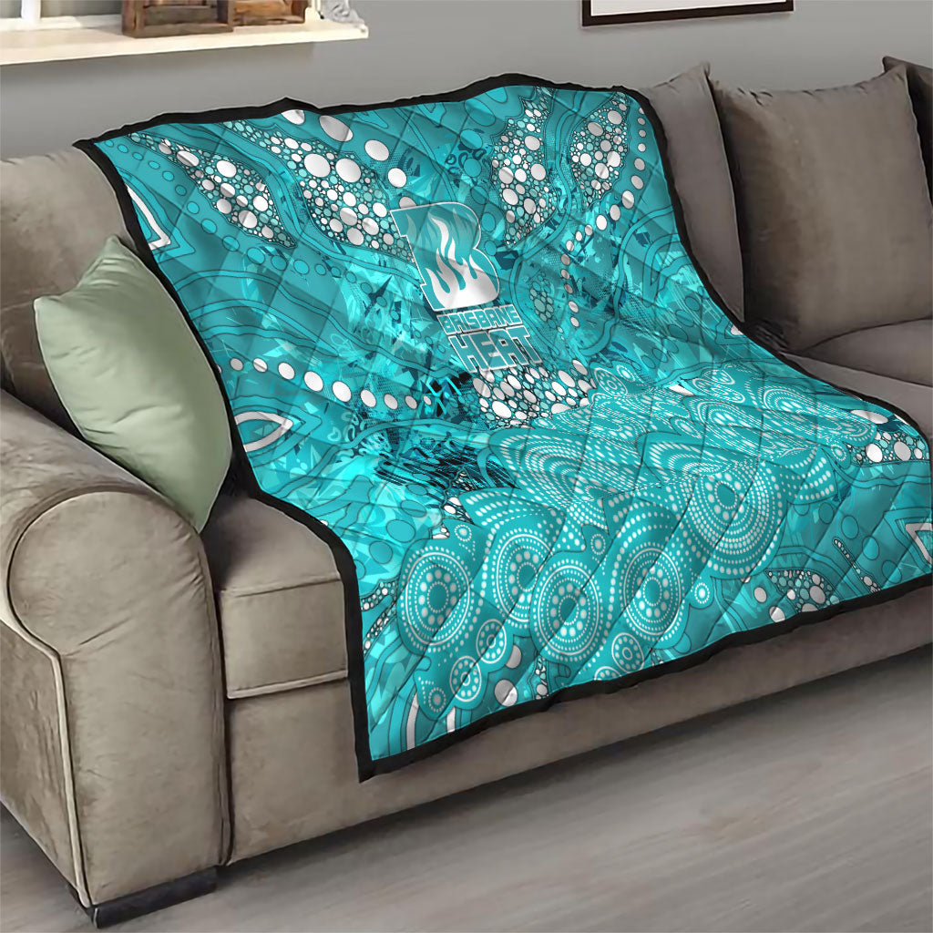 Brisbane Heat Quilt Graffiti Urban Aboriginal Dot Abstract Design