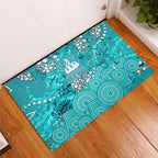Brisbane Heat Rubber Doormat Graffiti Urban Aboriginal Dot Abstract Design