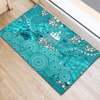 Brisbane Heat Rubber Doormat Graffiti Urban Aboriginal Dot Abstract Design
