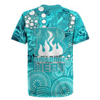 Brisbane Heat Rugby Jersey Graffiti Urban Aboriginal Dot Abstract Design