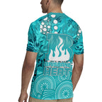 Brisbane Heat Rugby Jersey Graffiti Urban Aboriginal Dot Abstract Design