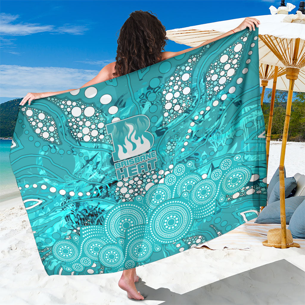 Brisbane Heat Sarong Graffiti Urban Aboriginal Dot Abstract Design