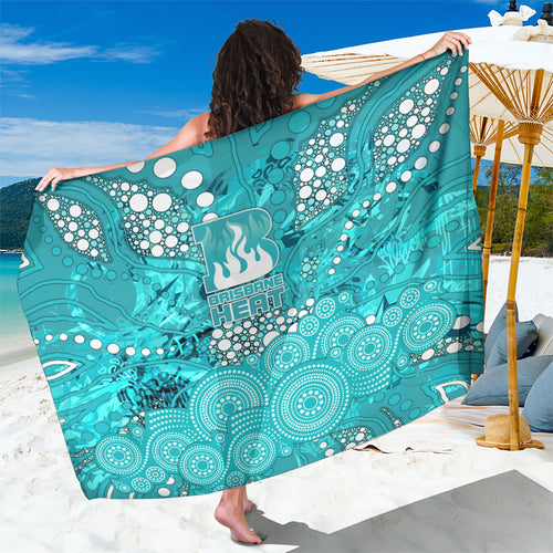 Brisbane Heat Sarong Graffiti Urban Aboriginal Dot Abstract Design
