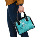 Brisbane Heat Shoulder Handbag Graffiti Urban Aboriginal Dot Abstract Design