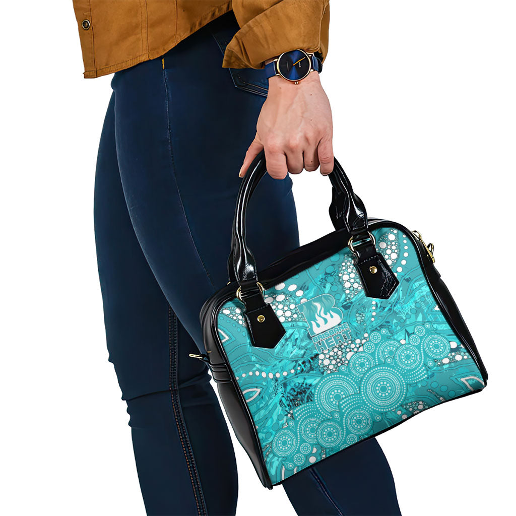 Brisbane Heat Shoulder Handbag Graffiti Urban Aboriginal Dot Abstract Design