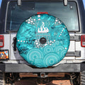 Brisbane Heat Spare Tire Cover Graffiti Urban Aboriginal Dot Abstract Design