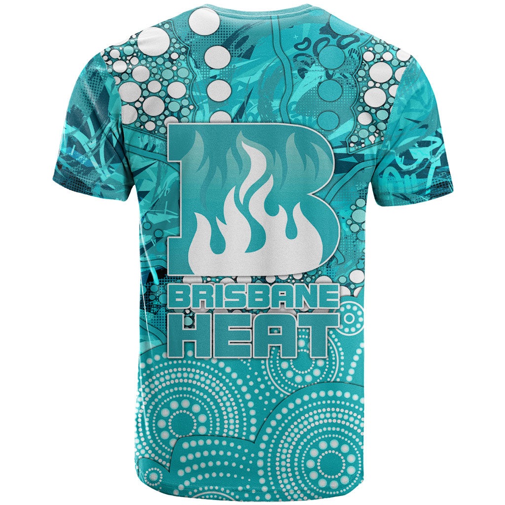 Brisbane Heat T Shirt Graffiti Urban Aboriginal Dot Abstract Design