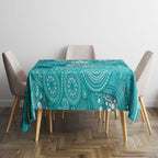 Brisbane Heat Tablecloth Graffiti Urban Aboriginal Dot Abstract Design