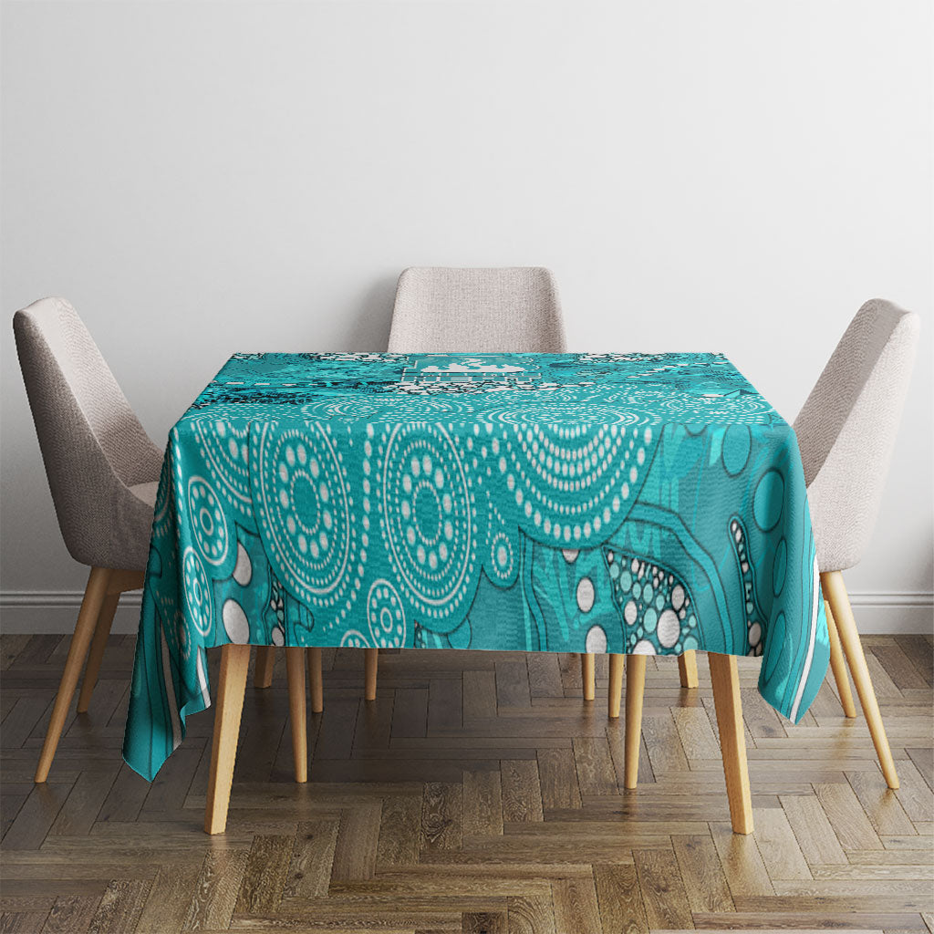 Brisbane Heat Tablecloth Graffiti Urban Aboriginal Dot Abstract Design