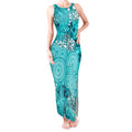 Brisbane Heat Tank Maxi Dress Graffiti Urban Aboriginal Dot Abstract Design