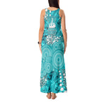 Brisbane Heat Tank Maxi Dress Graffiti Urban Aboriginal Dot Abstract Design