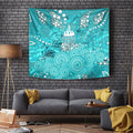 Brisbane Heat Tapestry Graffiti Urban Aboriginal Dot Abstract Design