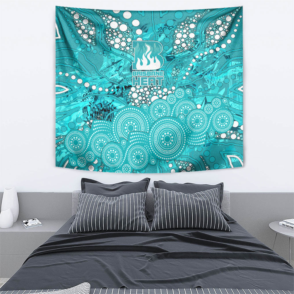 Brisbane Heat Tapestry Graffiti Urban Aboriginal Dot Abstract Design