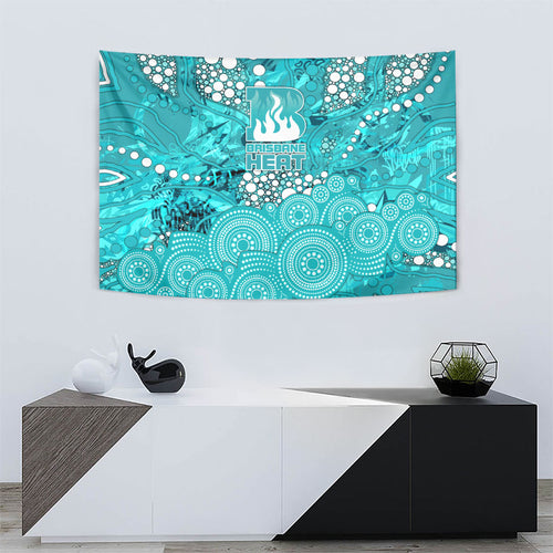 Brisbane Heat Tapestry Graffiti Urban Aboriginal Dot Abstract Design