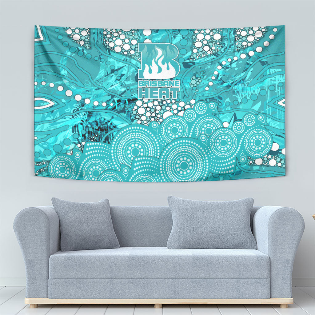 Brisbane Heat Tapestry Graffiti Urban Aboriginal Dot Abstract Design