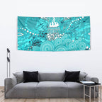 Brisbane Heat Tapestry Graffiti Urban Aboriginal Dot Abstract Design