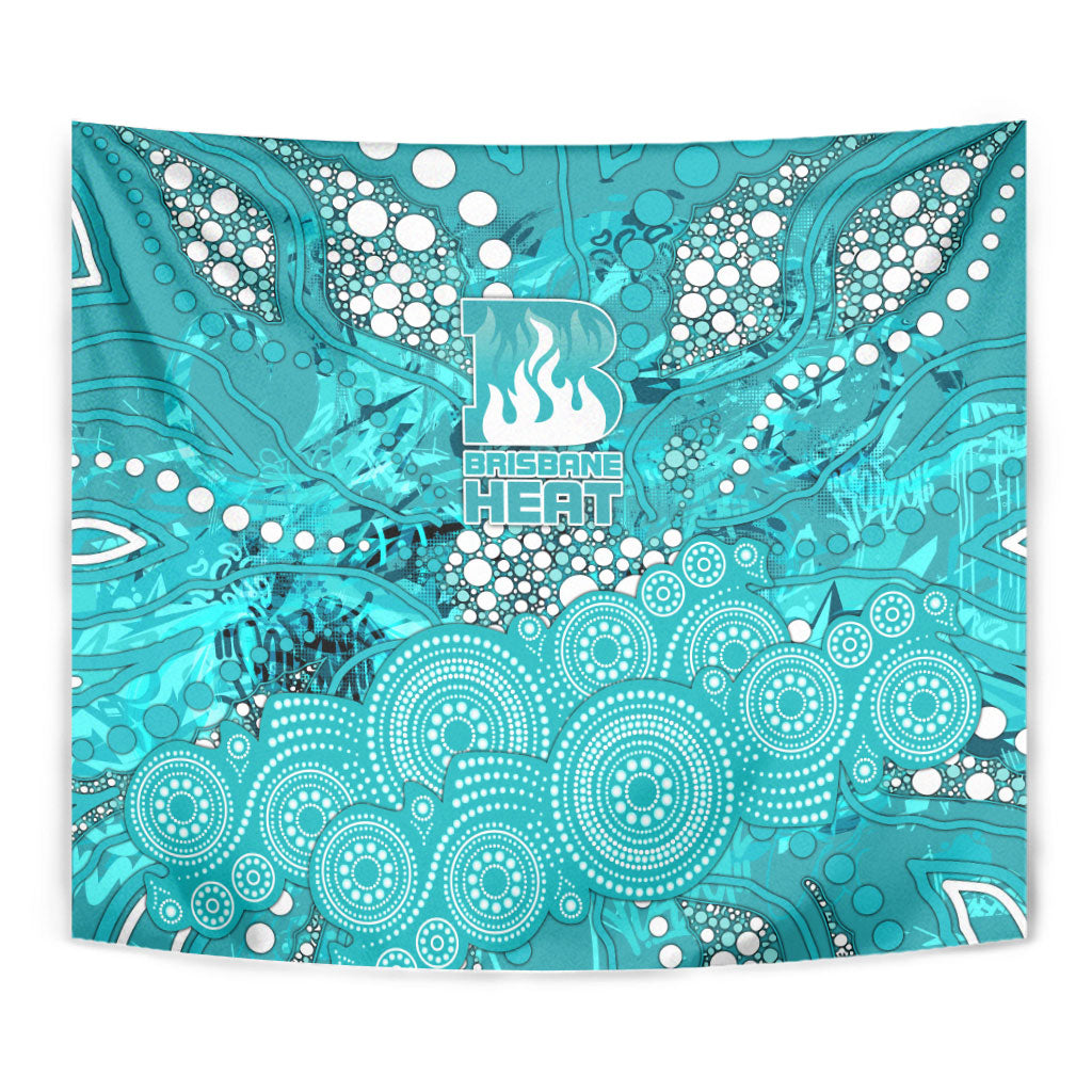Brisbane Heat Tapestry Graffiti Urban Aboriginal Dot Abstract Design