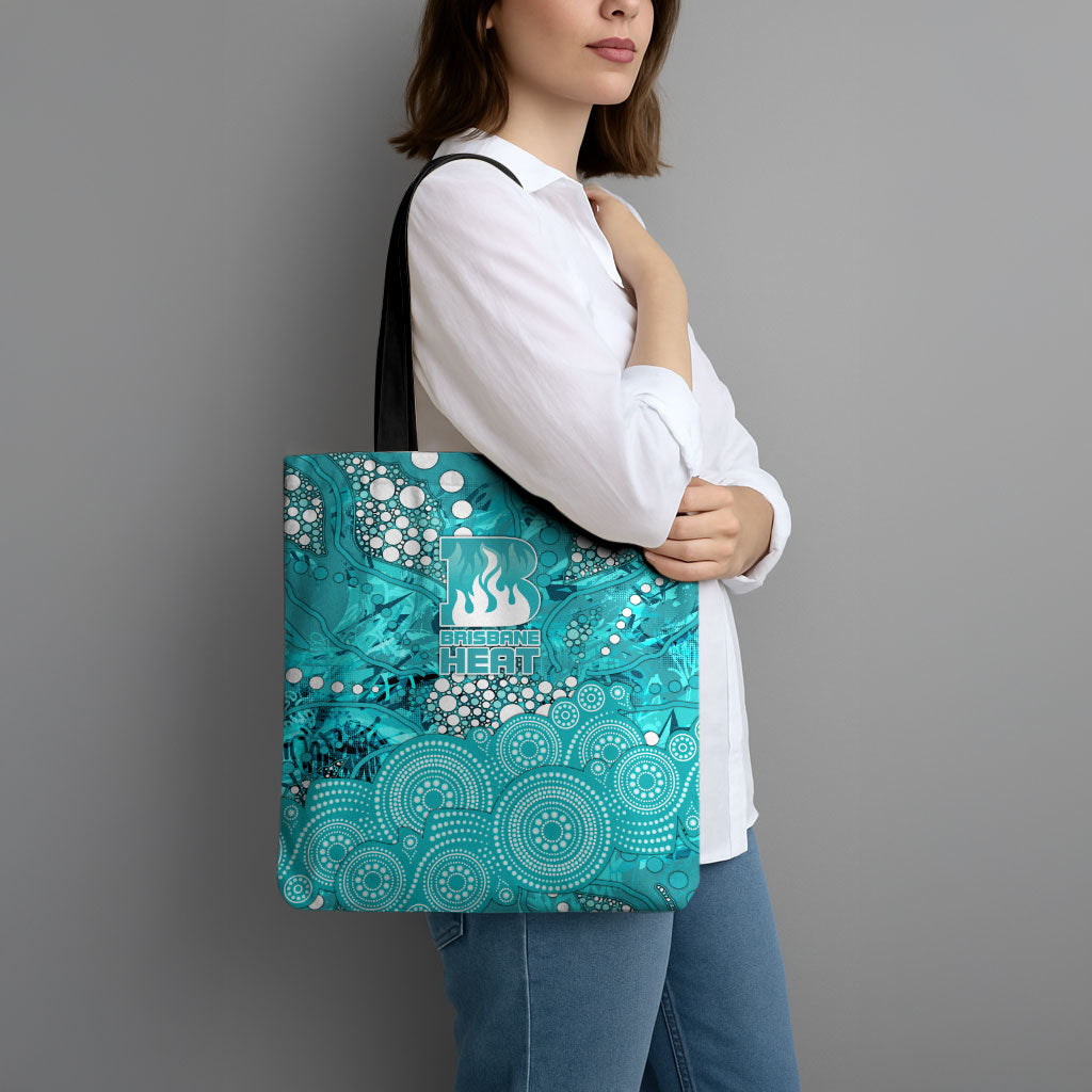 Brisbane Heat Tote Bag Graffiti Urban Aboriginal Dot Abstract Design