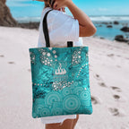 Brisbane Heat Tote Bag Graffiti Urban Aboriginal Dot Abstract Design