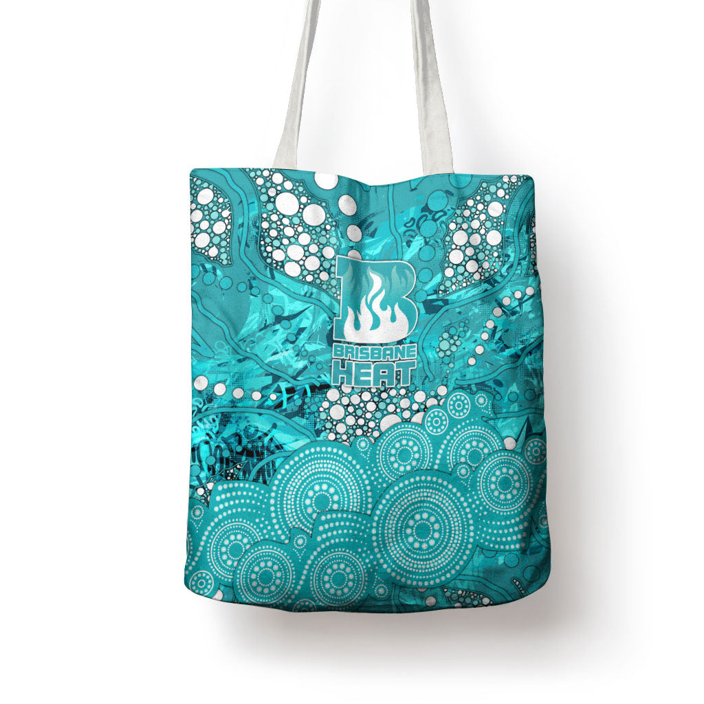 Brisbane Heat Tote Bag Graffiti Urban Aboriginal Dot Abstract Design