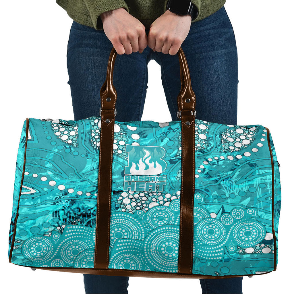 Brisbane Heat Travel Bag Graffiti Urban Aboriginal Dot Abstract Design