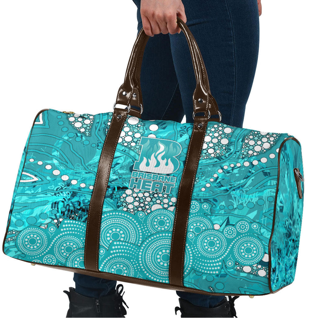 Brisbane Heat Travel Bag Graffiti Urban Aboriginal Dot Abstract Design