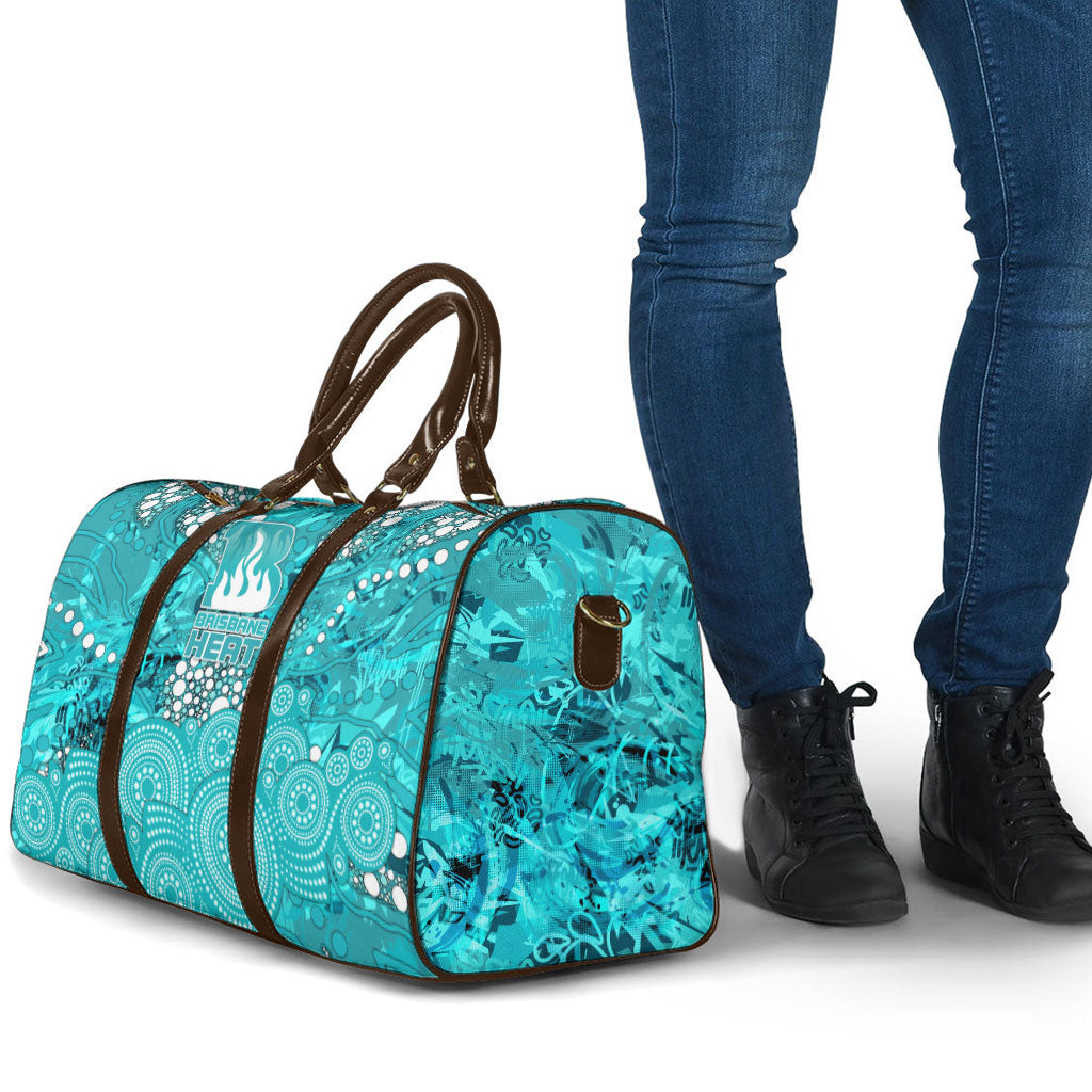 Brisbane Heat Travel Bag Graffiti Urban Aboriginal Dot Abstract Design