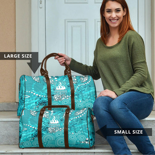 Brisbane Heat Travel Bag Graffiti Urban Aboriginal Dot Abstract Design