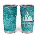 Brisbane Heat Tumbler Cup Graffiti Urban Aboriginal Dot Abstract Design