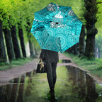 Brisbane Heat Umbrella Graffiti Urban Aboriginal Dot Abstract Design