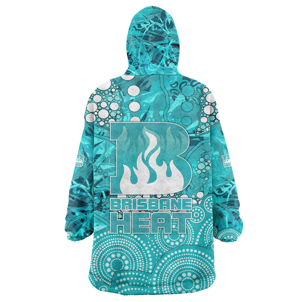 Brisbane Heat Wearable Blanket Hoodie Graffiti Urban Aboriginal Dot Abstract Design