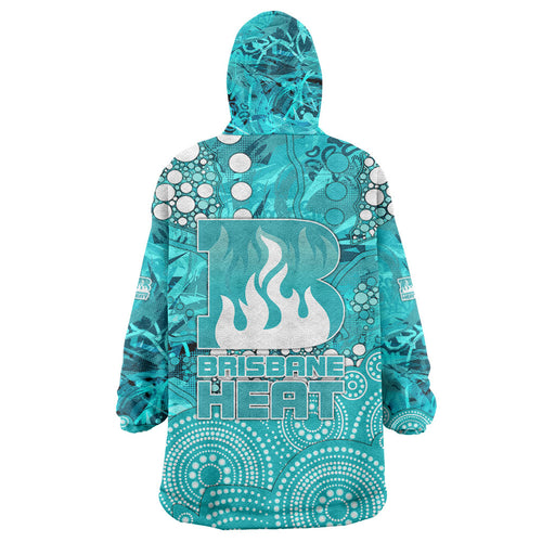 Brisbane Heat Wearable Blanket Hoodie Graffiti Urban Aboriginal Dot Abstract Design