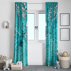 Brisbane Heat Window Curtain Graffiti Urban Aboriginal Dot Abstract Design