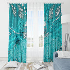Brisbane Heat Window Curtain Graffiti Urban Aboriginal Dot Abstract Design