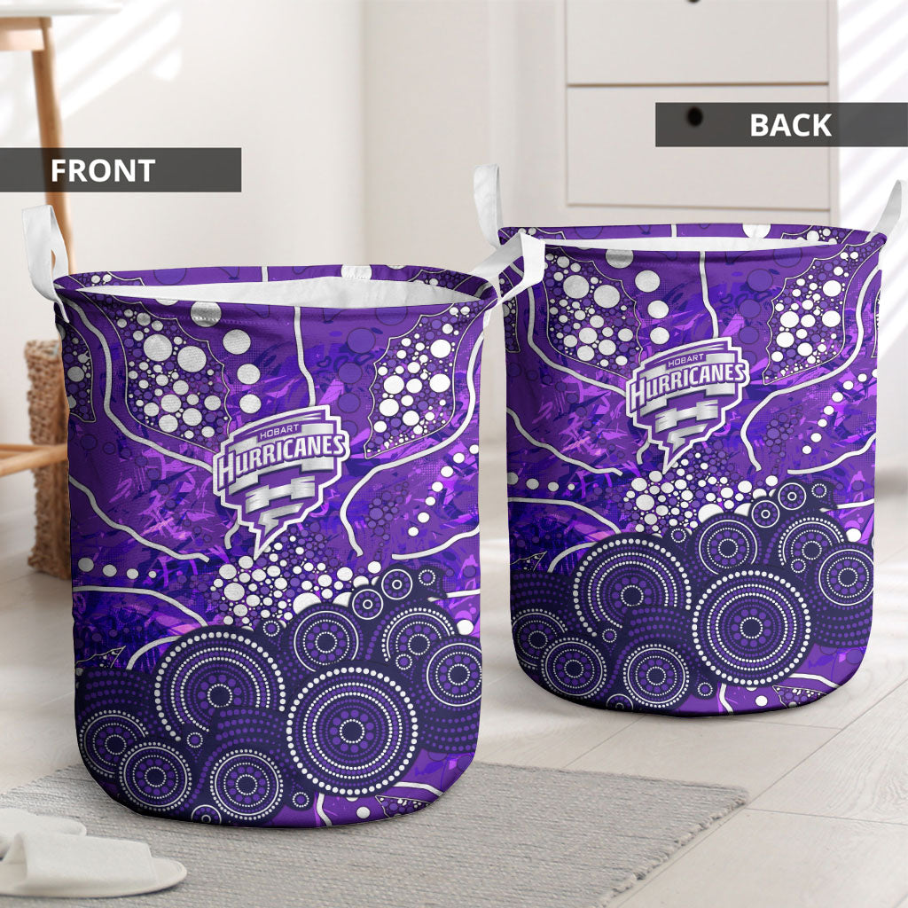 Hobart Hurricanes Laundry Basket Graffiti Urban Aboriginal Dot Abstract Design