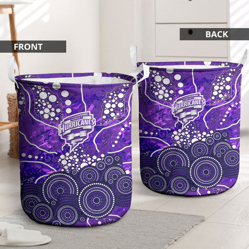 Hobart Hurricanes Laundry Basket Graffiti Urban Aboriginal Dot Abstract Design