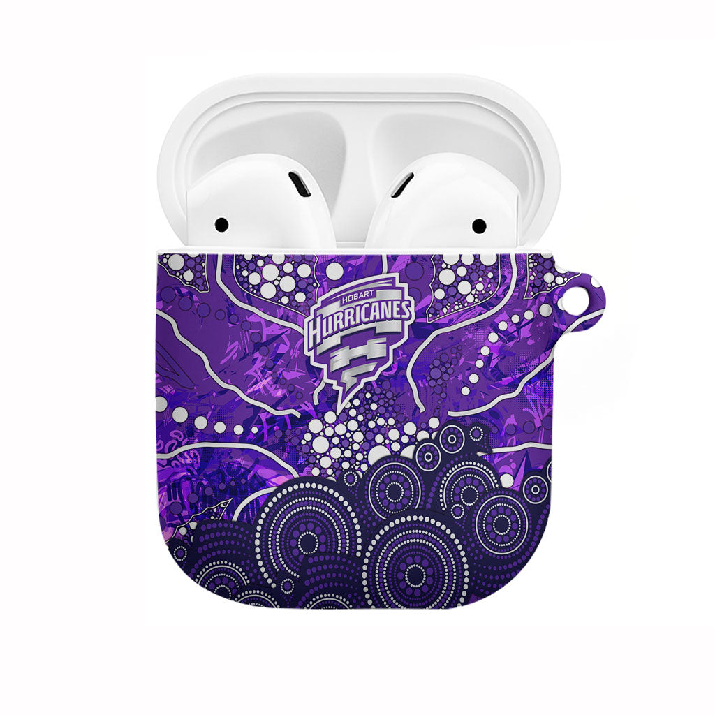 Hobart Hurricanes AirPods Case Graffiti Urban Aboriginal Dot Abstract Design