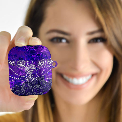Hobart Hurricanes AirPods Case Graffiti Urban Aboriginal Dot Abstract Design