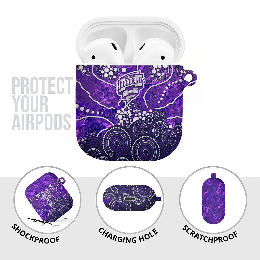 Hobart Hurricanes AirPods Case Graffiti Urban Aboriginal Dot Abstract Design