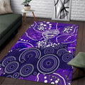 Hobart Hurricanes Area Rug Graffiti Urban Aboriginal Dot Abstract Design