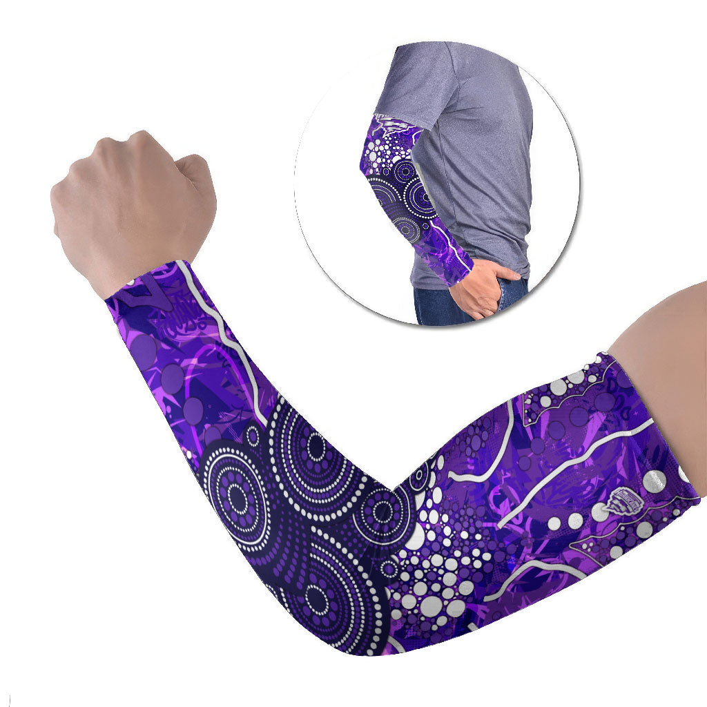Hobart Hurricanes Arm Sleeves Graffiti Urban Aboriginal Dot Abstract Design