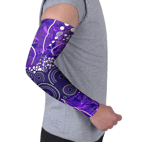 Hobart Hurricanes Arm Sleeves Graffiti Urban Aboriginal Dot Abstract Design