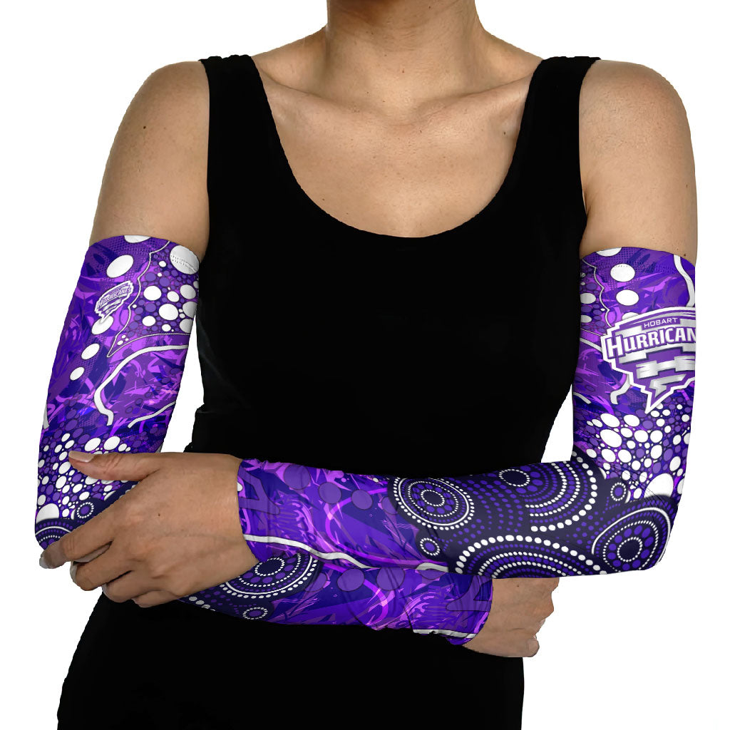Hobart Hurricanes Arm Sleeves Graffiti Urban Aboriginal Dot Abstract Design