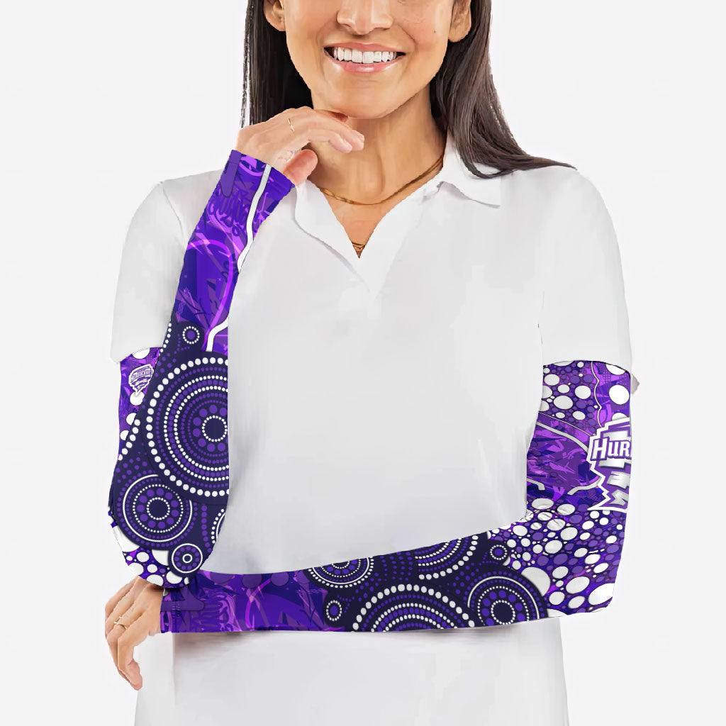 Hobart Hurricanes Arm Sleeves Graffiti Urban Aboriginal Dot Abstract Design