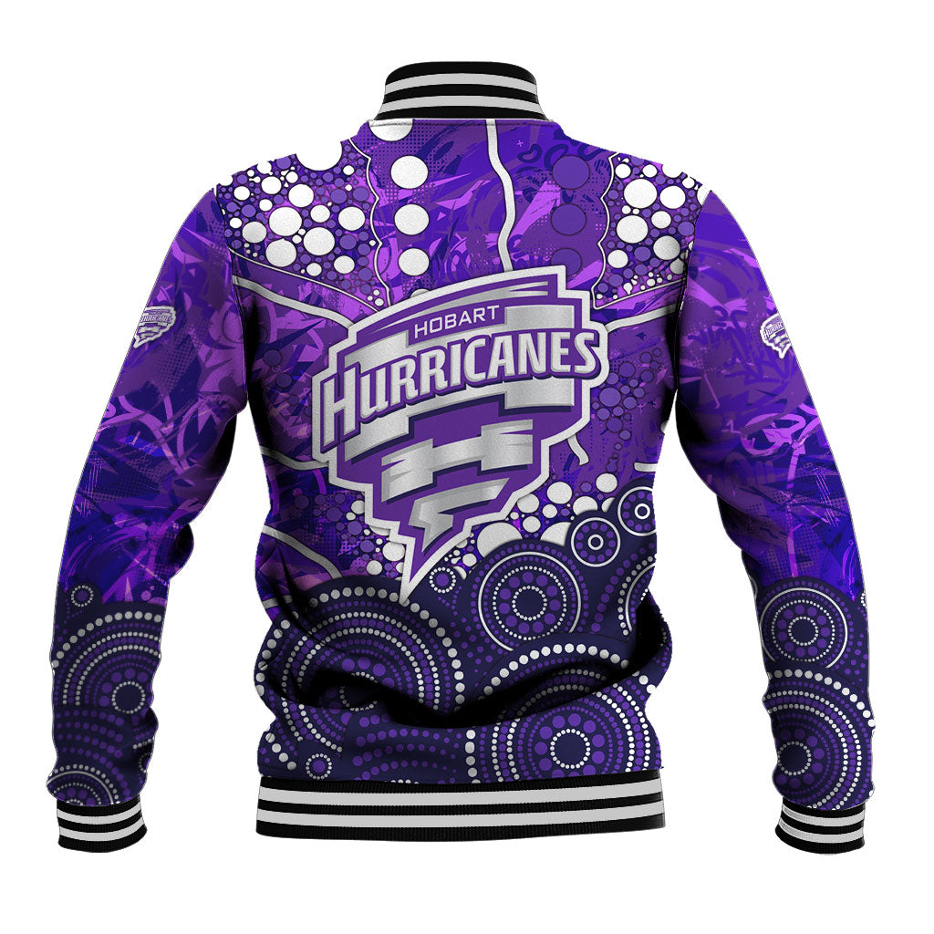 Hobart Hurricanes Baseball Jacket Graffiti Urban Aboriginal Dot Abstract Design