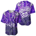 Hobart Hurricanes Baseball Jersey Graffiti Urban Aboriginal Dot Abstract Design