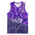 Hobart Hurricanes Basketball Jersey Graffiti Urban Aboriginal Dot Abstract Design